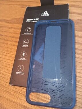 adidas Navy Blue Grip Phone Case with Hand Strap For iPhone 6/6s/7